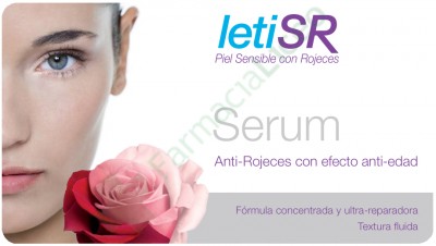 Serum antirojeces con efecto anti-edad de LetiSR ya está en Farmacia Liceo.
