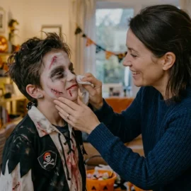 Maquillaje de Halloween en niños: qué usar y cómo quitarlo